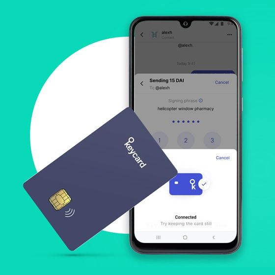 Keycard pairing with an Android phone