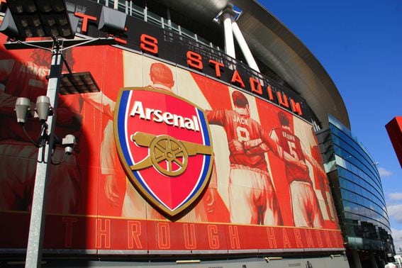 Arsenal's Emirates stadium  (Shutterstock)