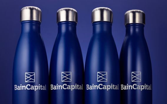 Bain Capital water bottles
