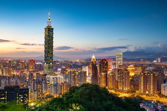 Skyline of Taipei city (Getty Images)