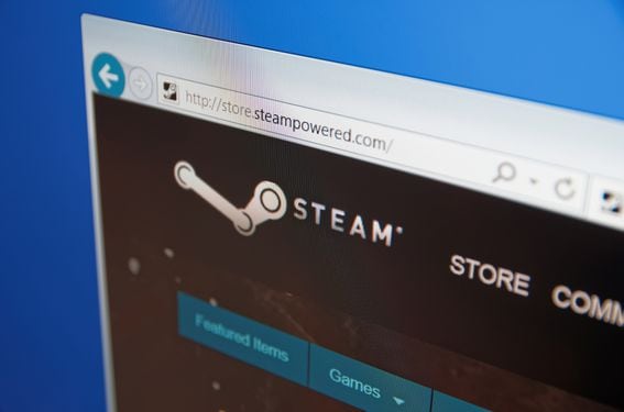 Steam platform by Valve. (Shutterstock)
