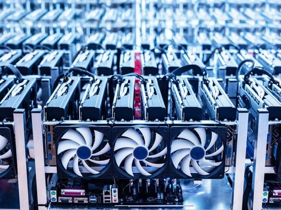 A bitcoin mining farm (Getty Images)