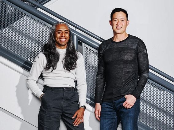 CDCROP: Aptos founders Mo Shaikh (left) and Avery Ching (Aptos Labs)