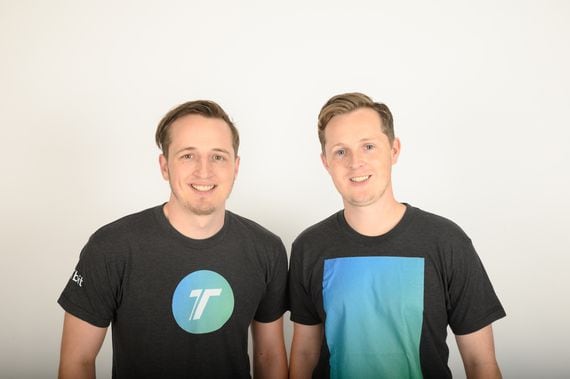 TaxBit co-founders Justin and Austin Woodward