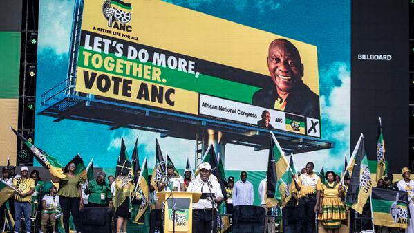 South African President and African National Congress (ANC) President Cyril Ramaphosa (Per-Anders Pettersson/Getty Images)