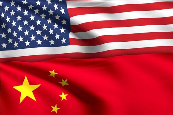american-flag-china-flag-no-effect-no-texture