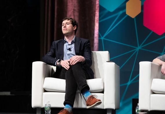 Alex Gladstein of the Human Rights Foundation speaks at Consensus 2019.