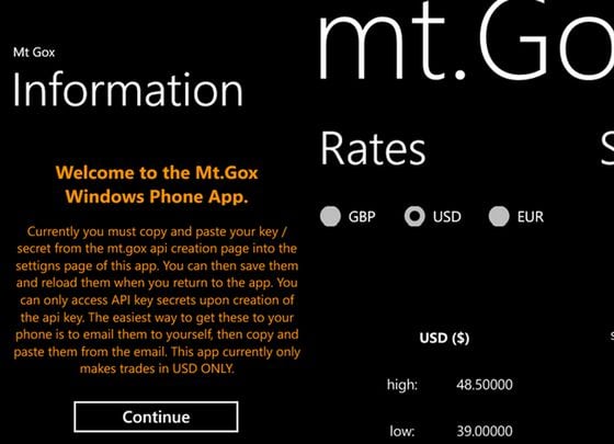 Windows mt.gox app