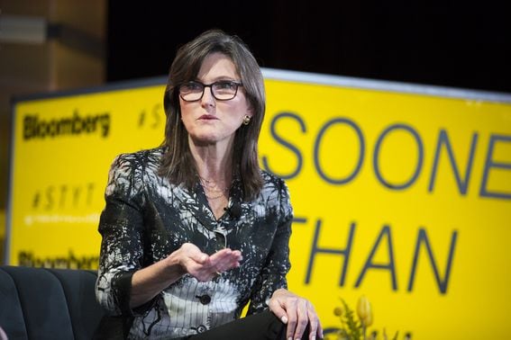 Cathie Wood, CEO of ARK Investment Management (Alex Flynn/Bloomberg/Getty Images)