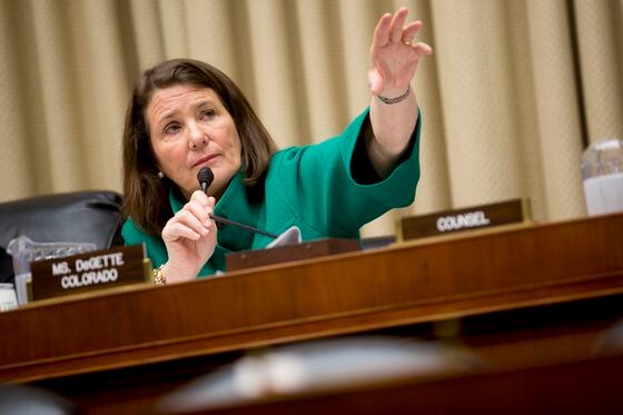 Rep. Diana Degette (D-Co.) chaired Thursday's hearing on crypto's energy impact. (Andrew Harrer/Bloomberg via Getty Images)