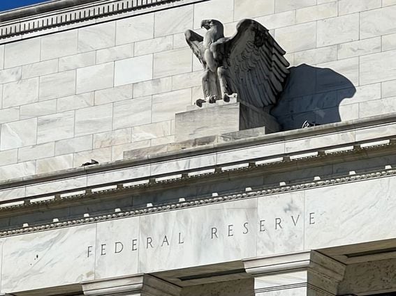 The Federal Reserve building in Washington, D.C.. (Helene Braun/CoinDesk)