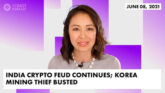 India Crypto Feud Continues; Korea Mining Thief Busted
