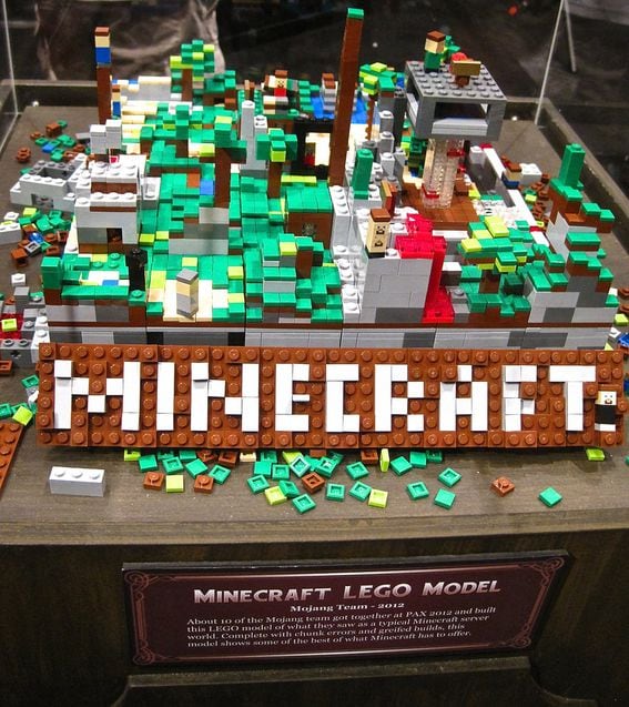 A Minecraft Lego model