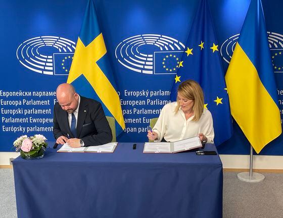 MiCA, the EU's crypto law, has been formally signed. (Swedish government/Twitter)
