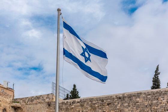 Israel flag (Michael Jacobs/Art in All of Us/Corbis via Getty Images)