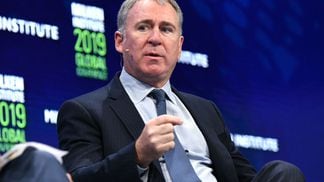 BEVERLY HILLS, CALIFORNIA - APRIL 29: Ken Griffin participates in a panel discussion during the annual Milken Institute Global Conference at The Beverly Hilton Hotel  on April 29, 2019 in Beverly Hills, California. (Photo by Michael Kovac/Getty Images)
