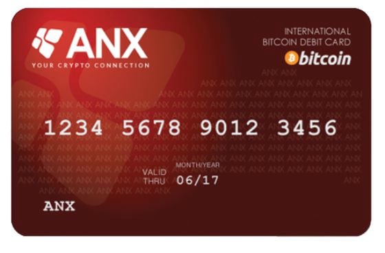 ANX debit card