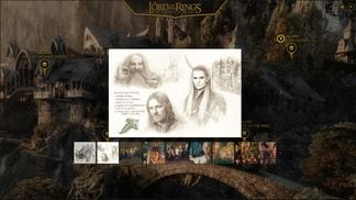 LOTR FOTR Lord of the Rings, Fellowship of the Ring: Rivendell Closeup Gallery (Warner Bros. Home Entertainment)