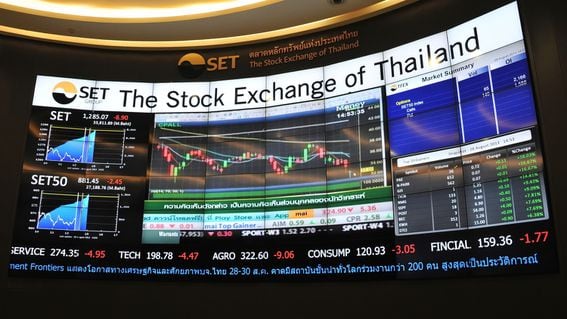 Thai stock exchange image via Shutterstock