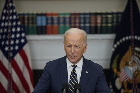 Joe Biden, presidente de los Estados Unidos (Al Drago/Bloomberg via Getty Images)