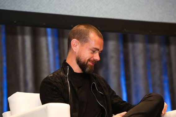 Jack Dorsey speaks at Consensus 2018, image via CoinDesk archives
