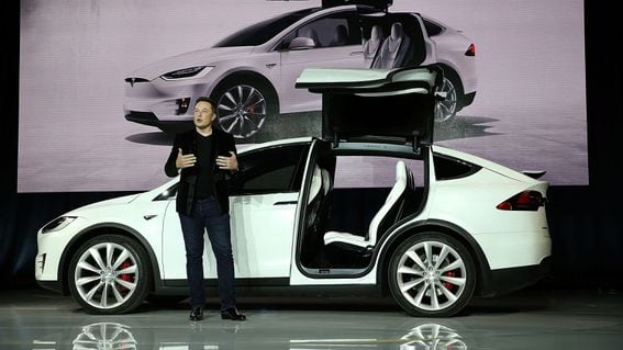Tesla has previously written down crypto holdings in accounting rules the industry says need an overhaul. (Justin Sullivan/Getty Images)