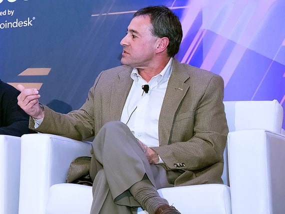 Voyager CEO Steve Ehrlich at Consensus 2019 (CoinDesk)
