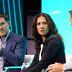 Tom Farley, CEO of Bullish, and Lynn Martin, President of the New York Stock Exchange, speak at Consensus 2024 by CoinDesk.(Shutterstock/CoinDesk/Suzanne Cordiero)