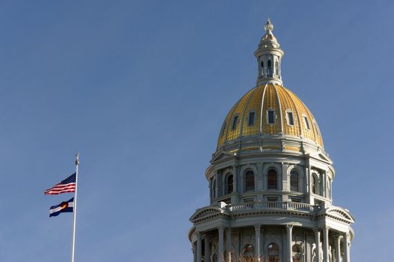 Colorado State Capitol image via Shutterstock