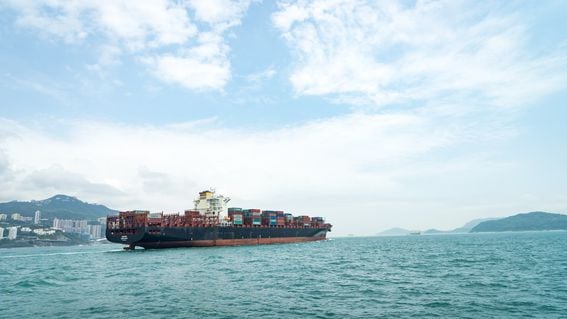 Container ship, trade finance, Hong Kong