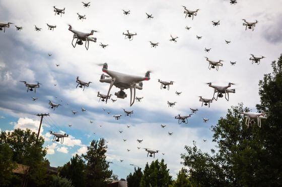Swarm of Drones
