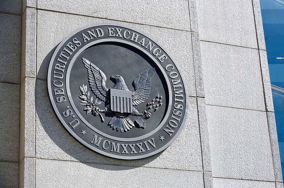 The SEC has so far rejected or postponed decisions on all applications for a spot bitcoin ETF. (Bloomberg via Getty Images)