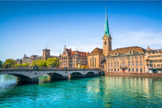 Zurich, Switzerland (Shutterstock)