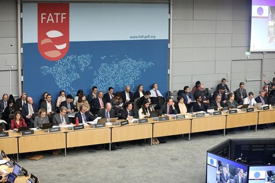 FATF meeting. (Financial Action Task Force)