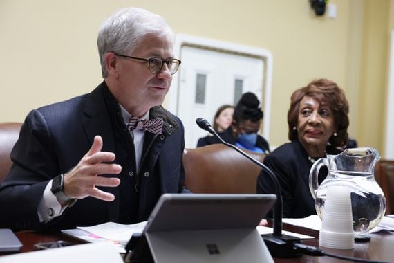 Reps. Patrick McHenry and Maxine Waters (Alex Wong/Getty Images)