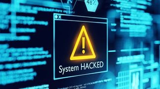 A computer popup box screen warning of a system being hacked, compromised software enviroment. 3D illustration. (Getty Images)