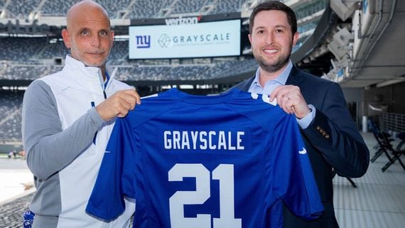 NY Giants Ink Sponsorship Deal With Grayscale in NFL First