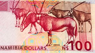 Namibia currency note