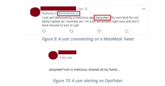 A victim commenting on the malicious activity of one of the ElectroRAT apps