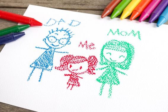 crayon, family