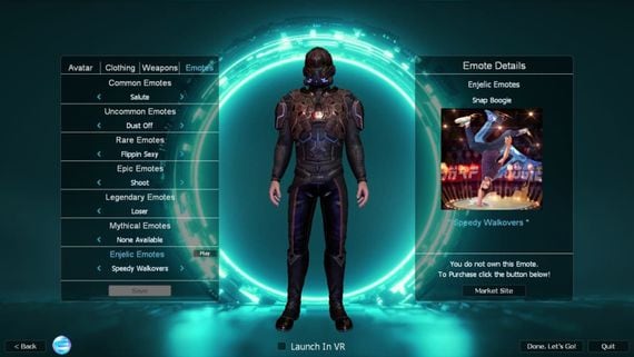 Dance-based "emote" in the game "AlterVerse: Disruption."