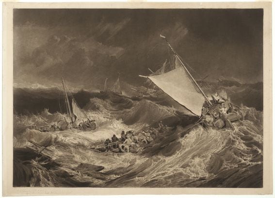 Crypto investors may be in for rough sailing as interest rates rise. Charles Turner's "A Shipwreck," 1805, from the collection of the Art Institute of Chicago.