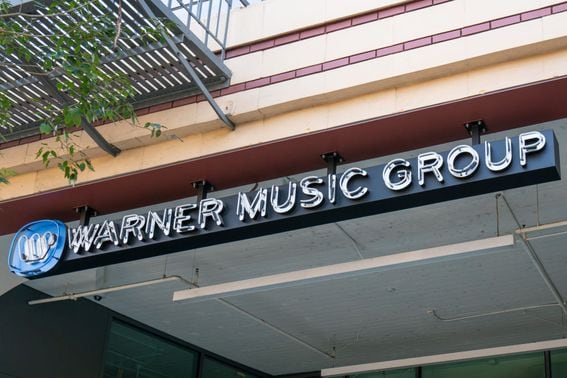 LOS ANGELES, CA - SEPTEMBER 30: General views of Warner Music Group in Downtown L.A., located at the historic Ford Motor Company Factory building on September 30, 2020 in Los Angeles, California.  (Photo by AaronP/Bauer-Griffin/GC Images)
