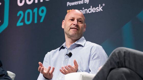 ConsenSys founder Joseph Lubin speaks at Consensus 2019 (CoinDesk)