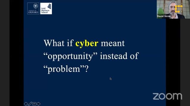 Sponsored Session: From Cyber Security to Cyber Future