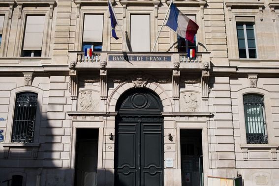 Banque de France in Paris, France. (Nathan Laine/Bloomberg via Getty Images)