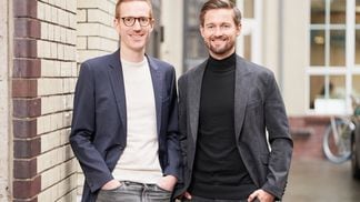 Finoa founders Chris May (left) and Henrik Gebbing