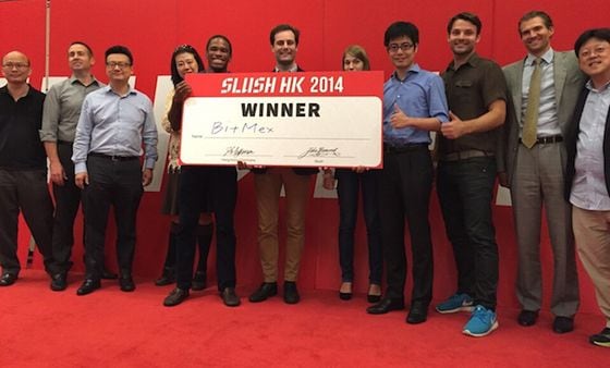  The winning BitMEX team in Hong Kong