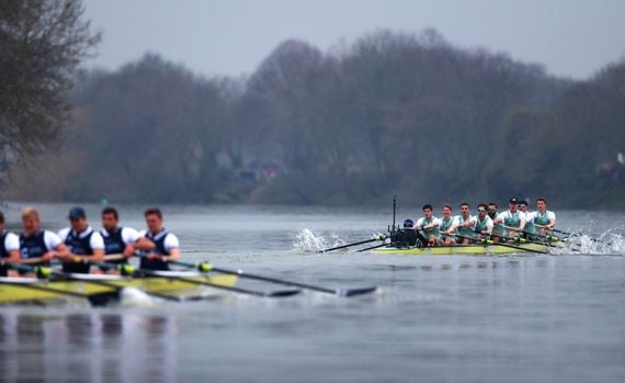 The Oxford and Cambridge boat race, 2018