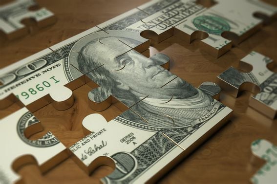 Dollar finance concept - Stock image